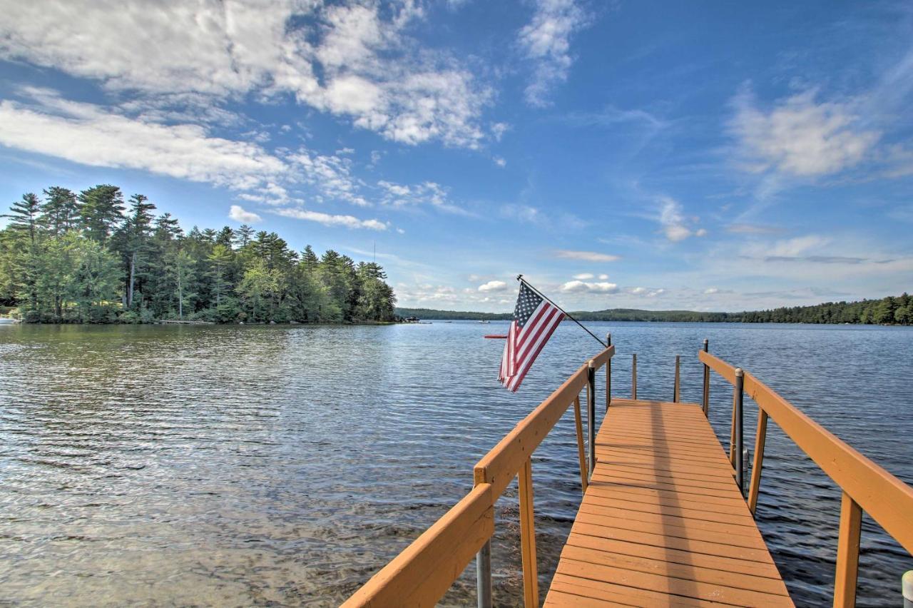 Family Cabin With Beach Access On Panther Pond Raymond Екстериор снимка