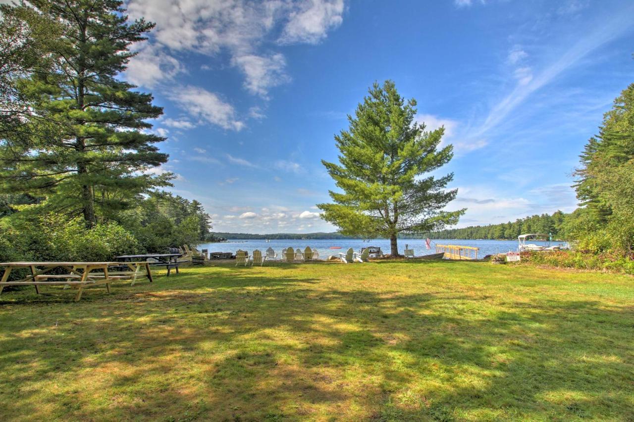 Family Cabin With Beach Access On Panther Pond Raymond Екстериор снимка