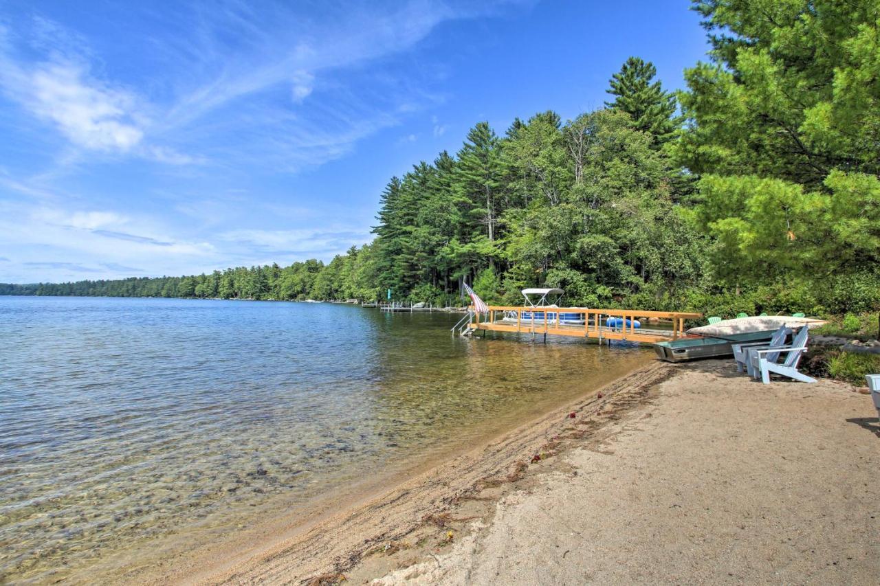 Family Cabin With Beach Access On Panther Pond Raymond Екстериор снимка